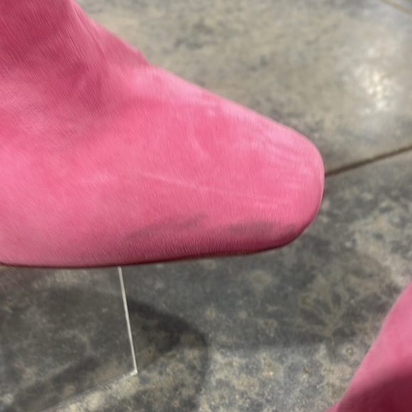 Sam Edelman- SZ 7 Pink Suede Codie Ankle Boots - Picture 11 of 11